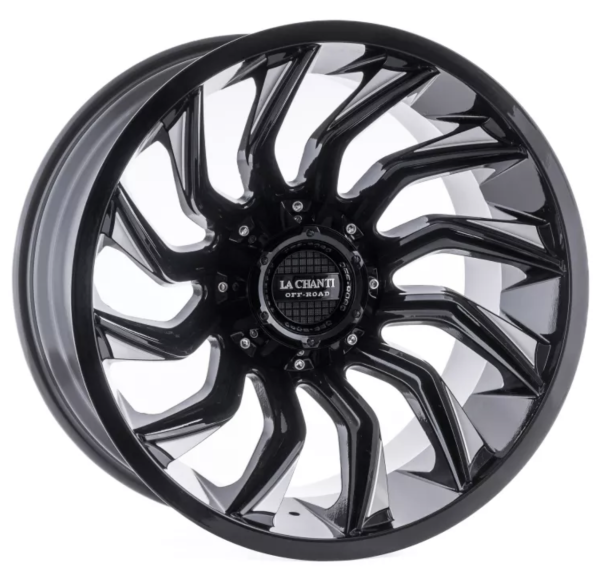 La Chanti LC-OF12 Glanzschwarz gefräst 20x12 6x5.5